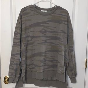 Z SUPPLY camo pullover crewneck
